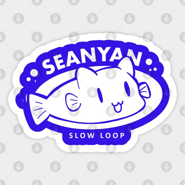 Slow Loop Sea Nyan Sticker by aniwear